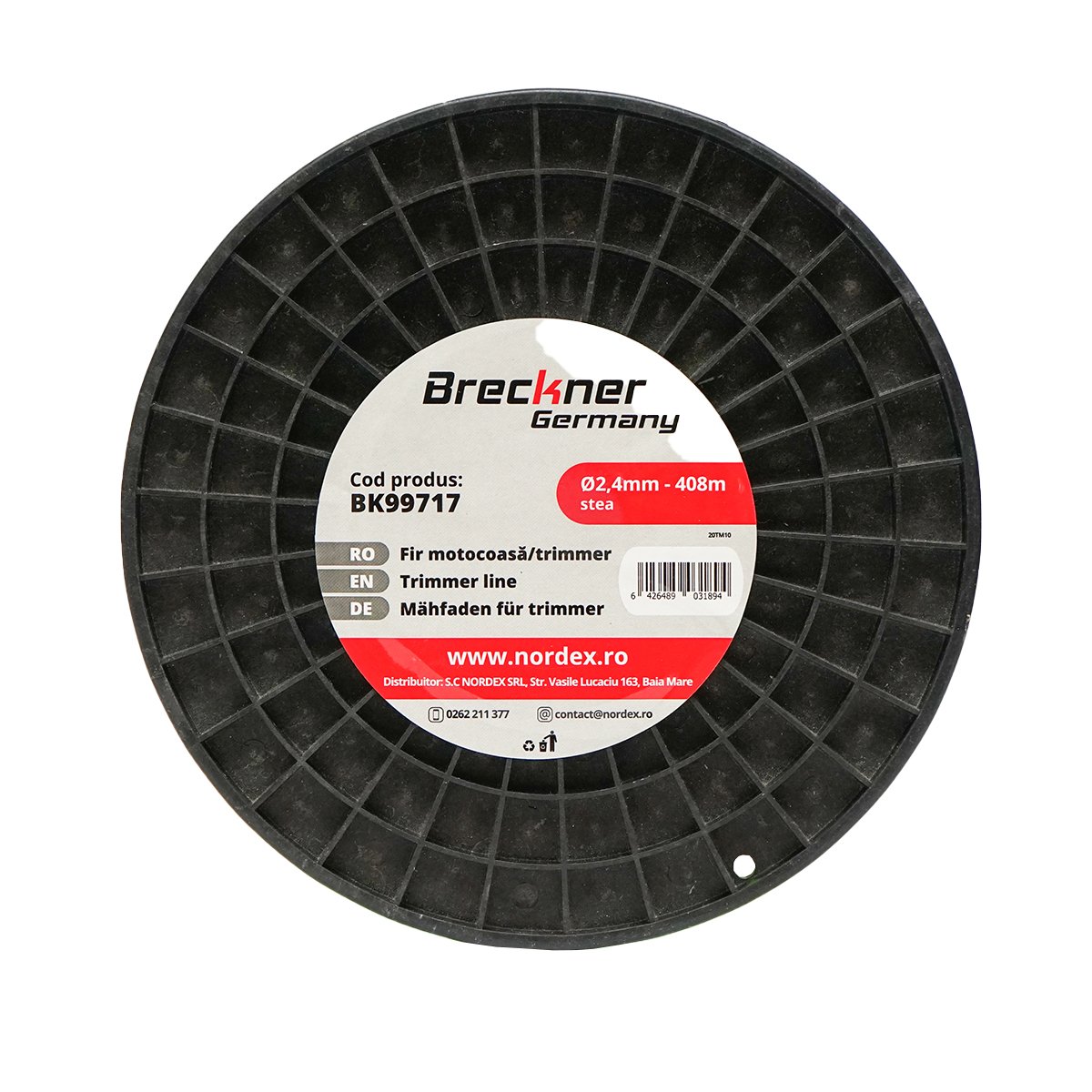 Fir stea pentru motocoasa, 2.4 mm x 408 m Breckner Germany